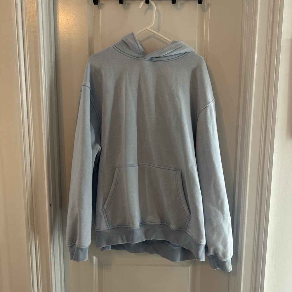 Oversized Light Blue Hoodie